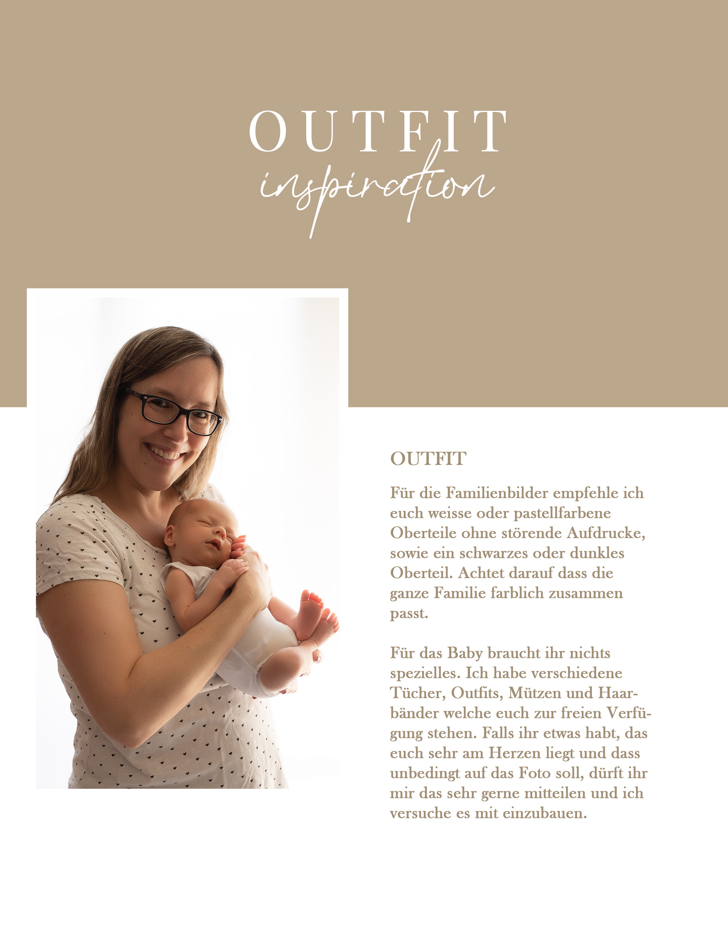 Little Moments Photography Baby Welcome Guide