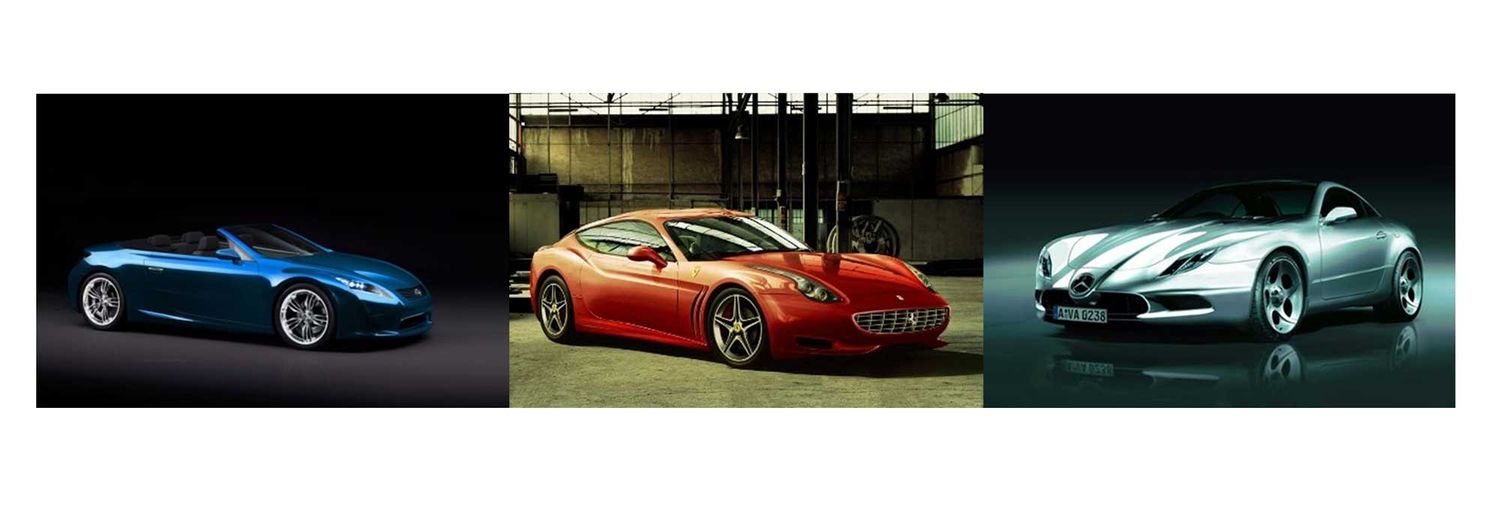 early CGI of future cars