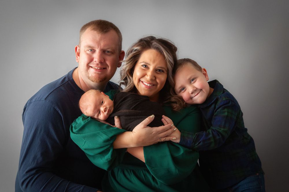 Newborn family session