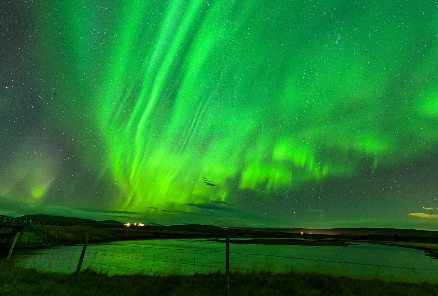 Aurora borealis, Iceland, 2019