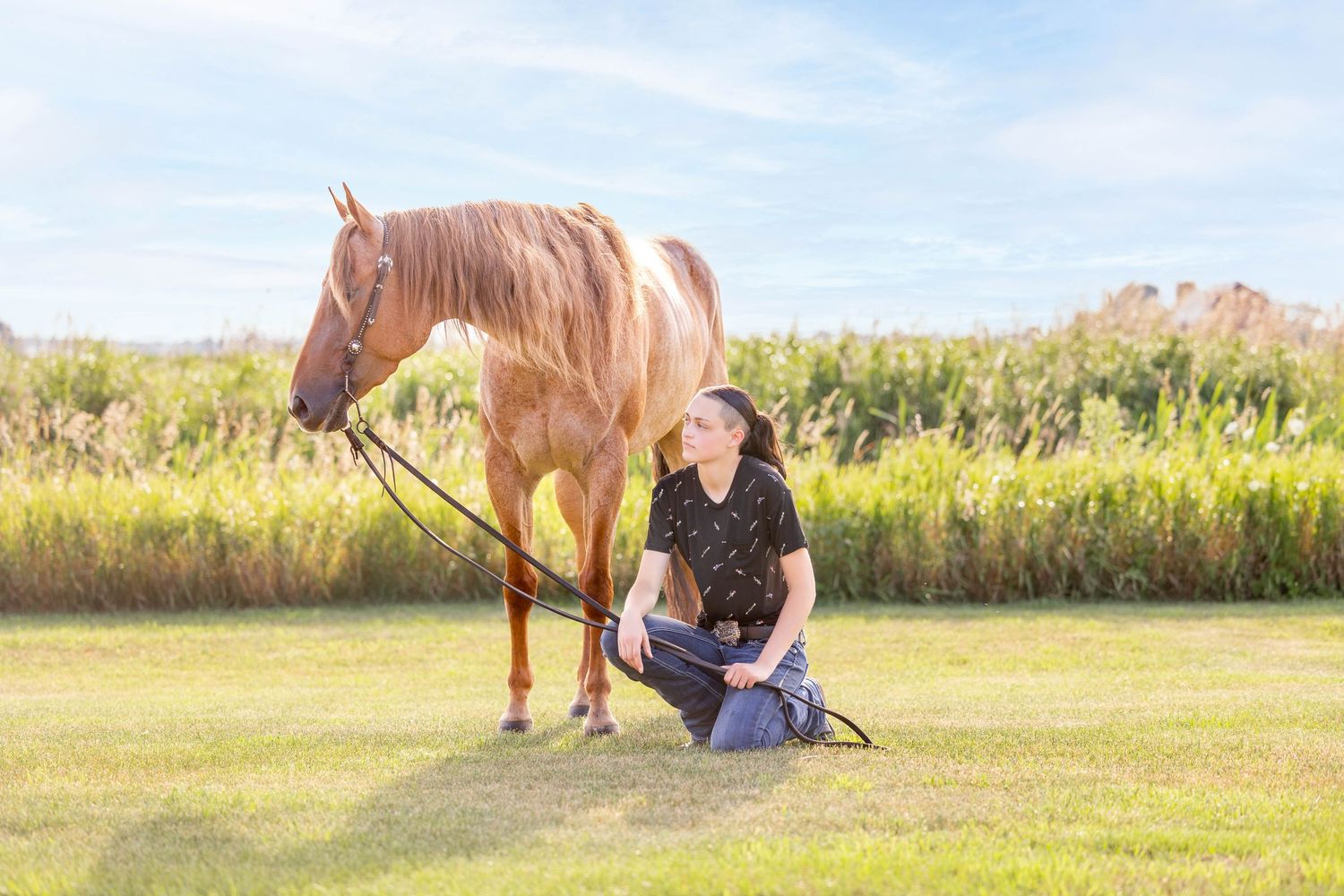 Charli Munger's senior photos in Midland Michigan