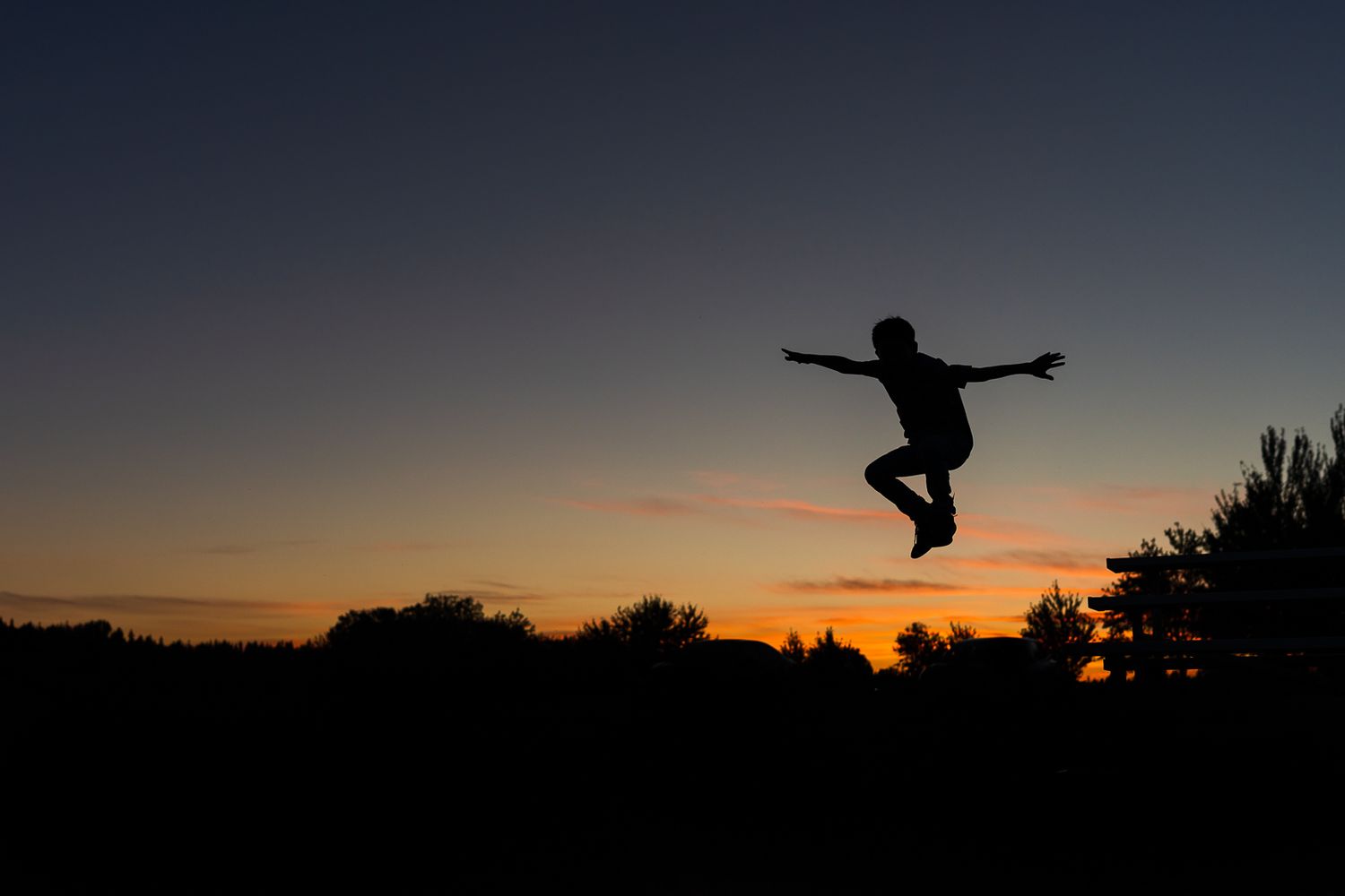 Silhouette photos in Redmond