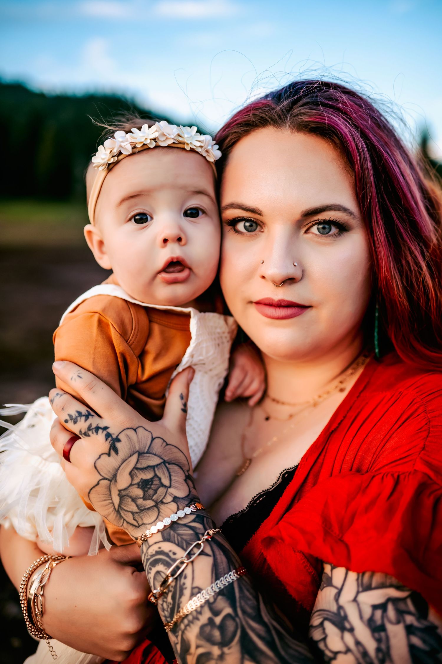 Mom and daughter