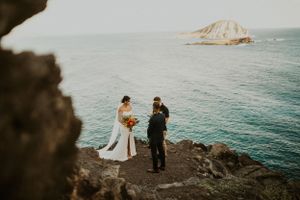 cliff elopement photography