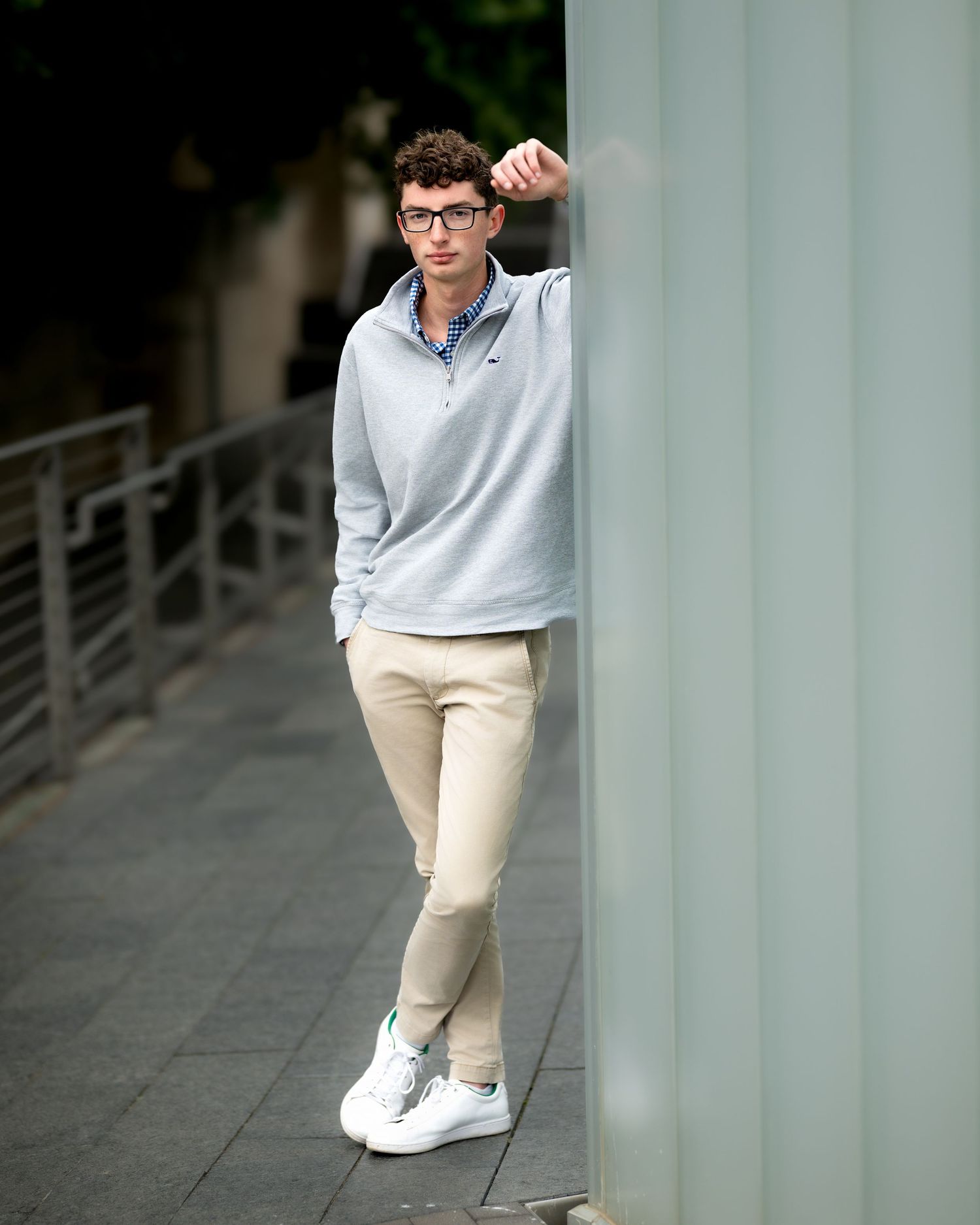 Kansas City senior portrait session setting by Jen Welker Photographer