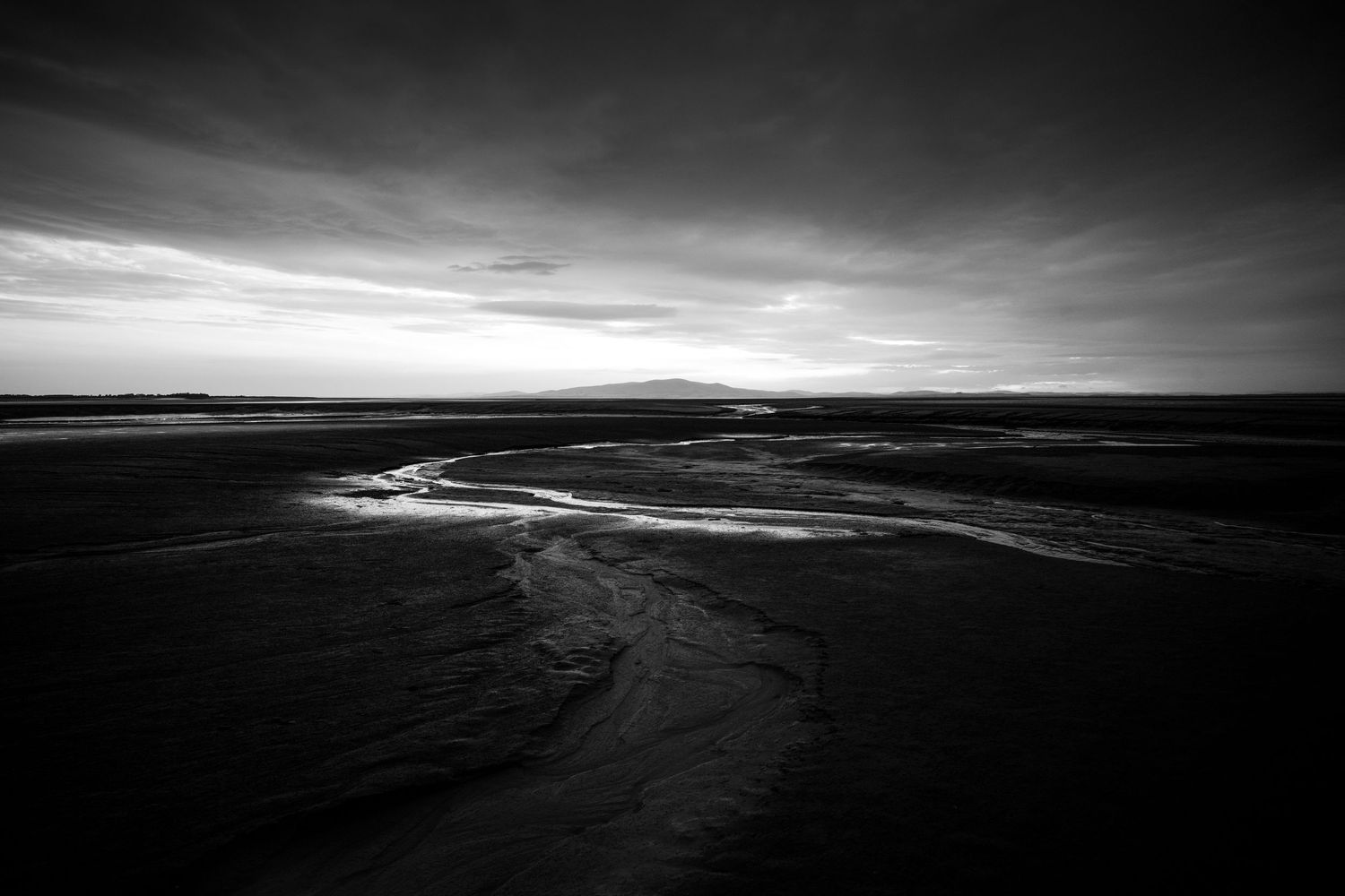 Criffel from the banks of the solway firth