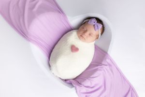 Princess Leia stars wars newborn photography swansboro nc photos studio near Jacksonville and hubert