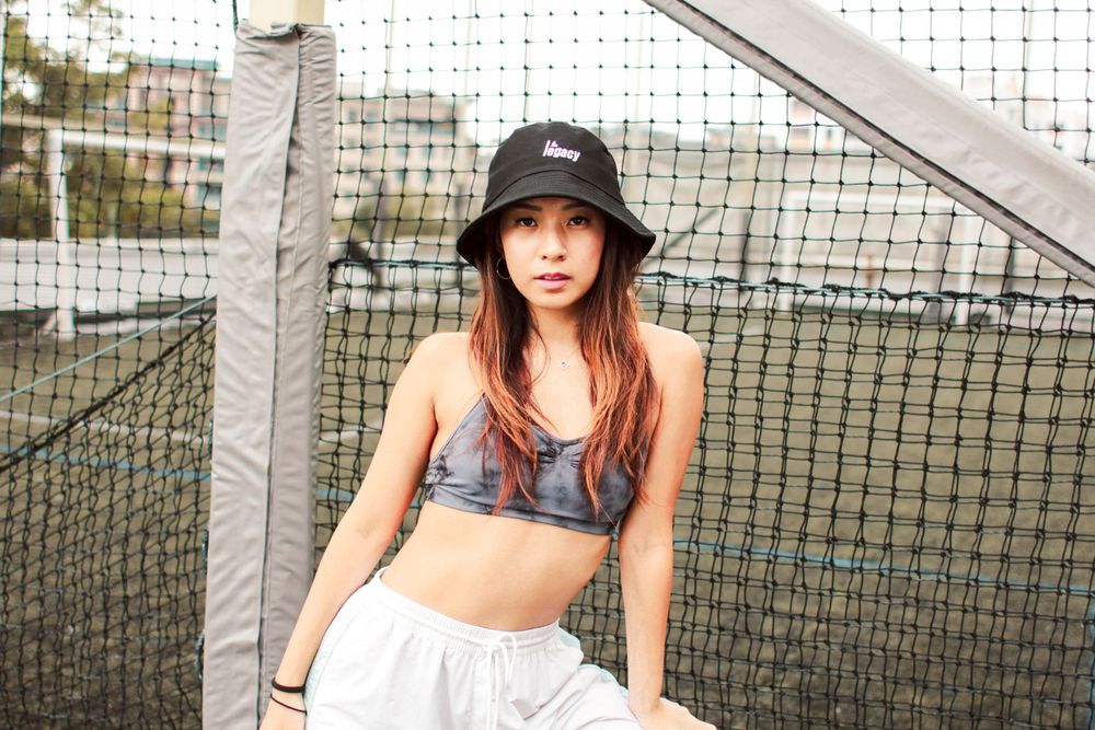 Portrait photography of a female model in a lifestyle, brand outdoor shoot in singapore
