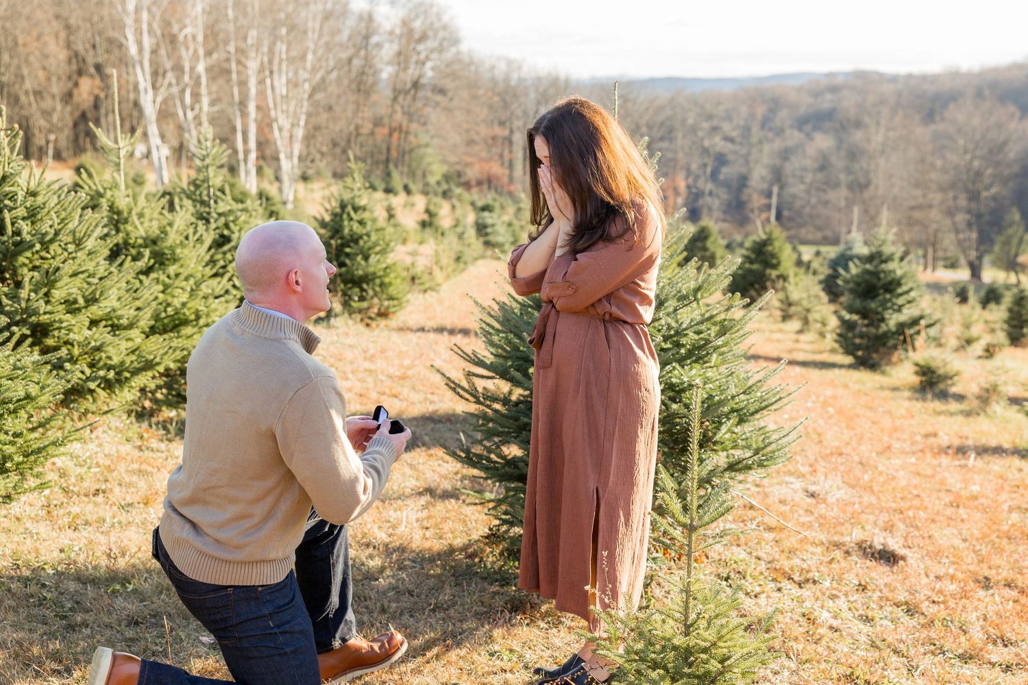 surprise engagement photo by Edward Jacob Photography in ebensburg pa