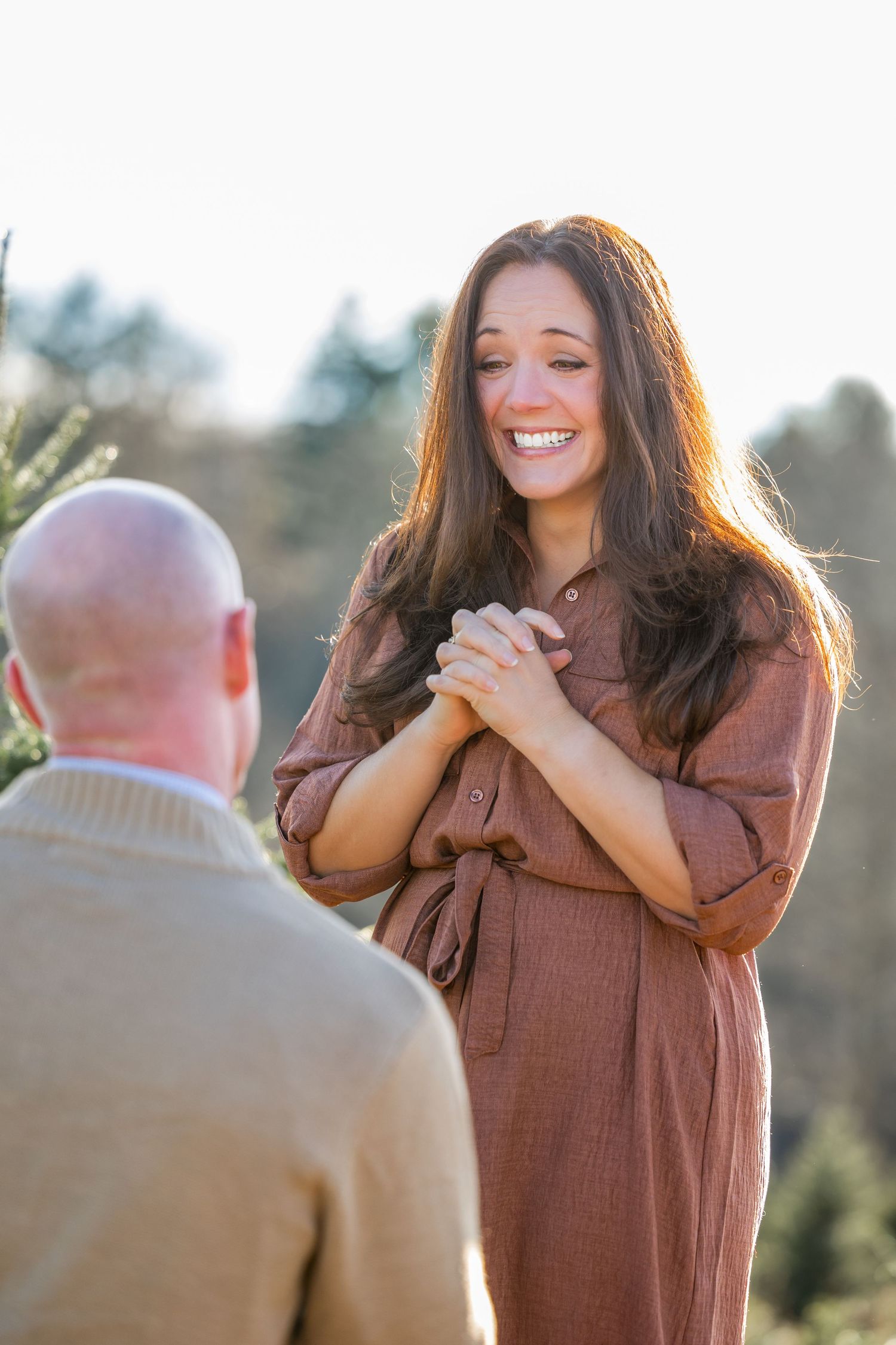 surprise engagement photo by Edward Jacob Photography