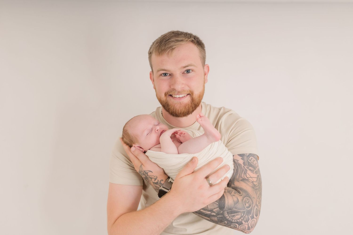 A series of intimate black and white portraits showing tender moments with a newborn baby.  Photographer. Hull. East Yorkshire. Photography