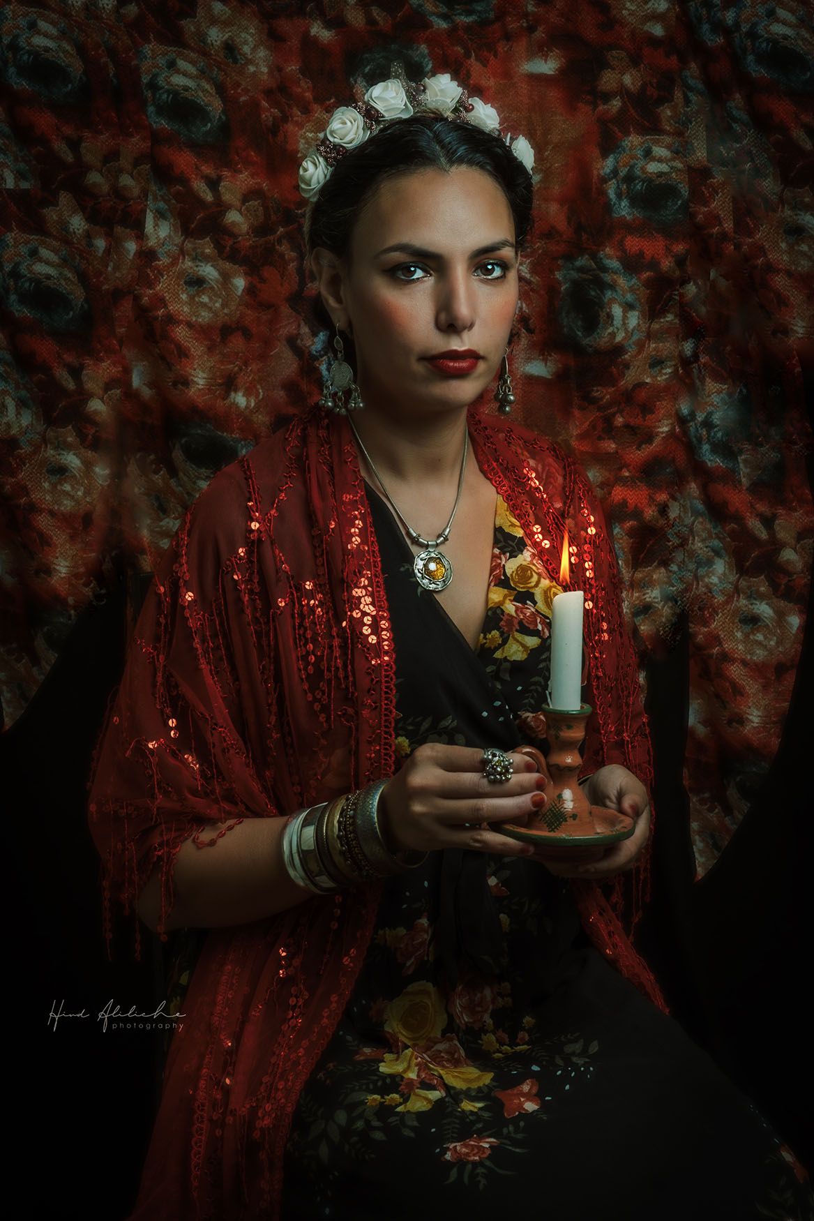 Portrait of a woman, dramatic light. Portrait Photography session. studio photography, fine art photography.