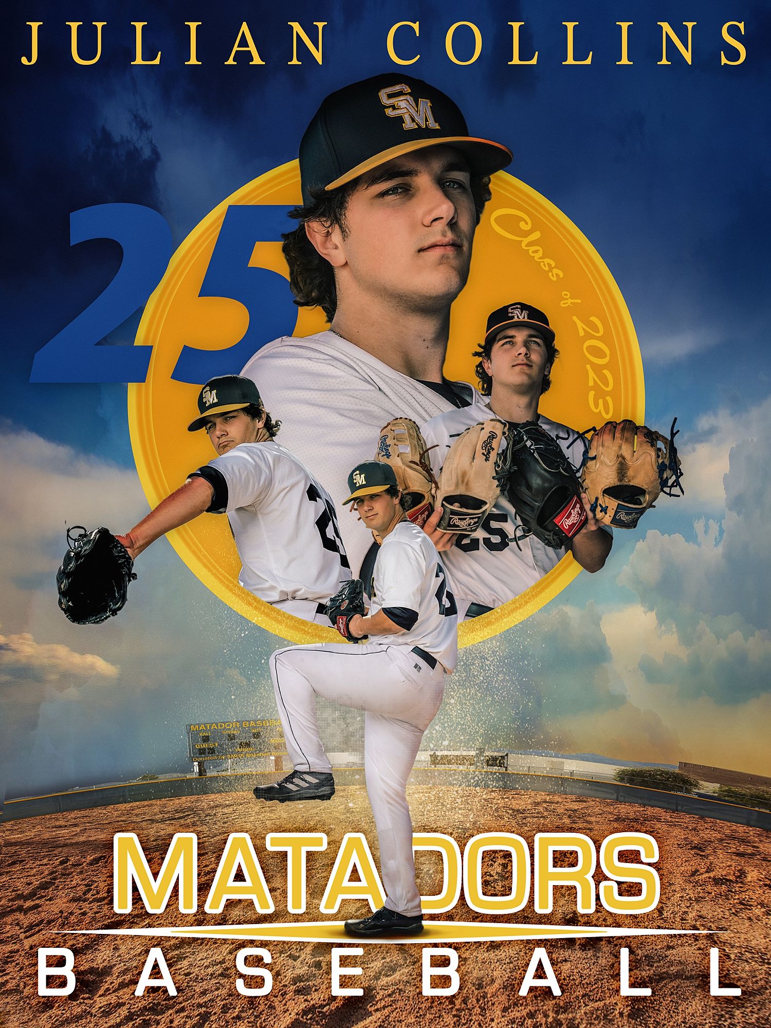 Paradise Valley Arizona Team Sports Banner Pictures by Anjeanette Photography Graduation High School Seniors scottsdale