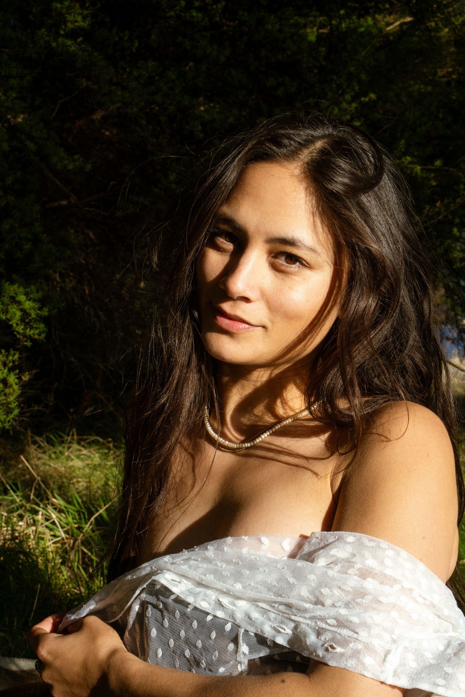 Wanaka boudoir - portrait photography in sunrise light