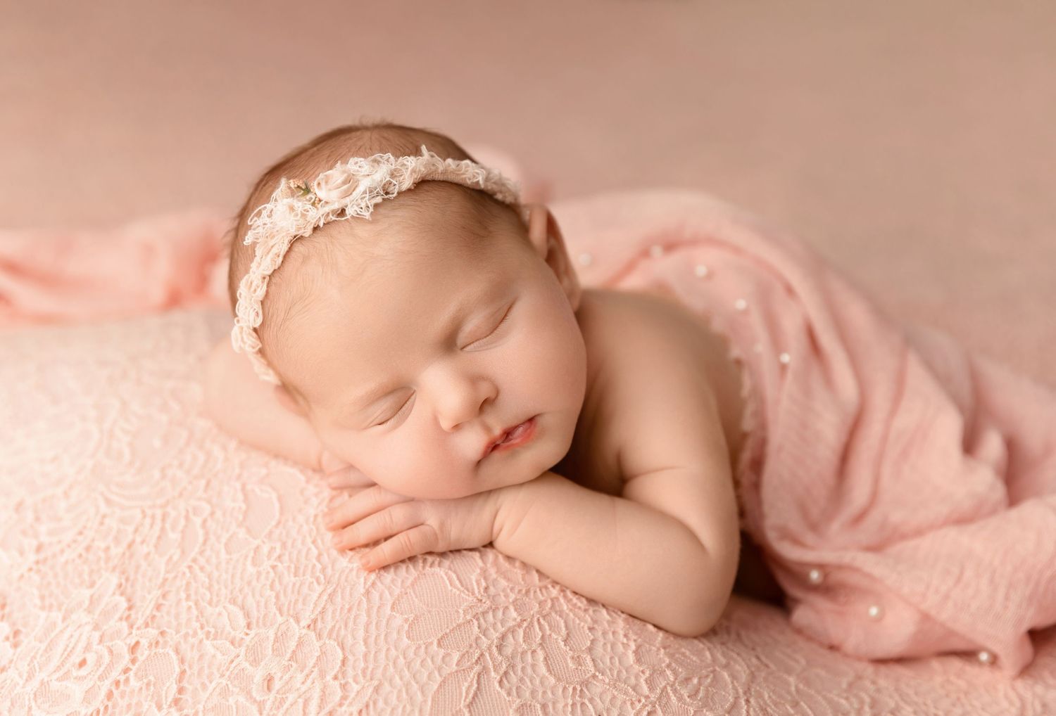 Newborn in studio photography session New Hampshire