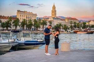 Surprise Proposal in Split Croatia with photo session
