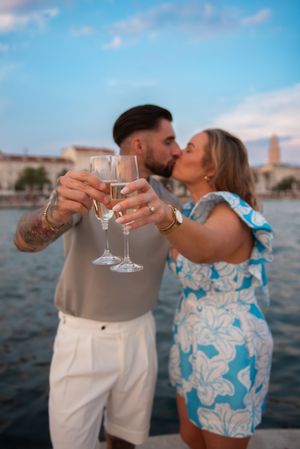 Surprise Proposal in Split Croatia, Official Photographers Proposal, Engagement
