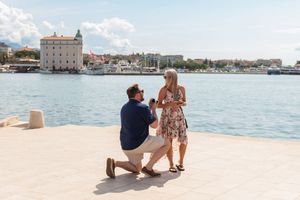 Surprise Proposal in Split Croatia, Official Photographers Proposal, Engagement
