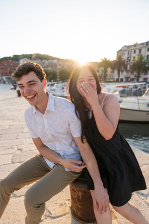 Surprise Proposal in Split Croatia, Official Photographers Proposal, Engagement
