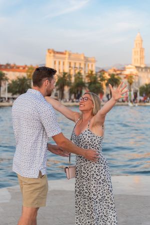 Surprise Proposal in Split Croatia, Official Photographers Proposal, Engagement