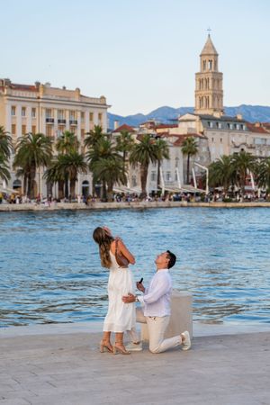 Surprise Proposal in Split Croatia, Official Photographers Proposal, Engagement