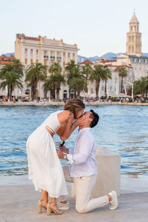Surprise Proposal in Split Croatia, Official Photographers Proposal, Engagement