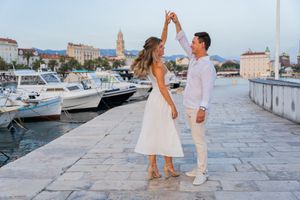 Surprise Proposal in Split Croatia, Official Photographers Proposal, Engagement