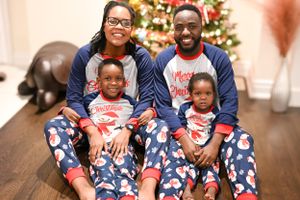 Family Christmas photoshoot