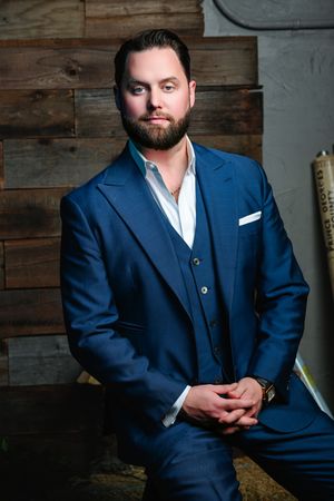 Luxury portrait of The One and Only Ace La Monaca during an editorial fashion photoshoot in Las Vegas