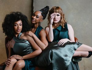 High Fashion Editorial Portrait Featuring Three Models by Marley Domeck