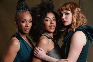 High Fashion Editorial Portrait Featuring Three high fashion Models by Marley Domeck