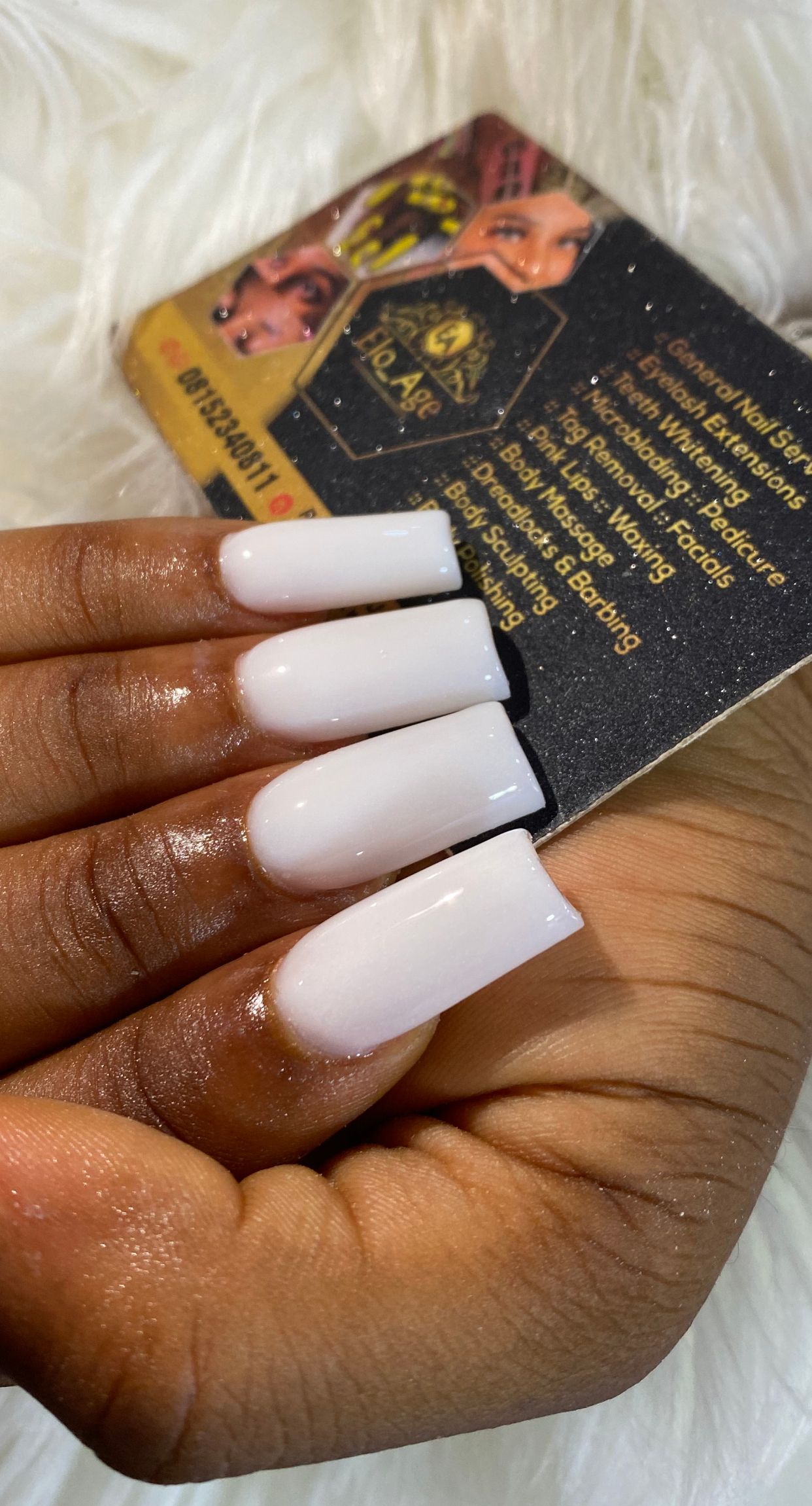 Sweet and beautiful nails made by the best and number one beauty studio in Warri.
Cozy atmosphere
EloAge