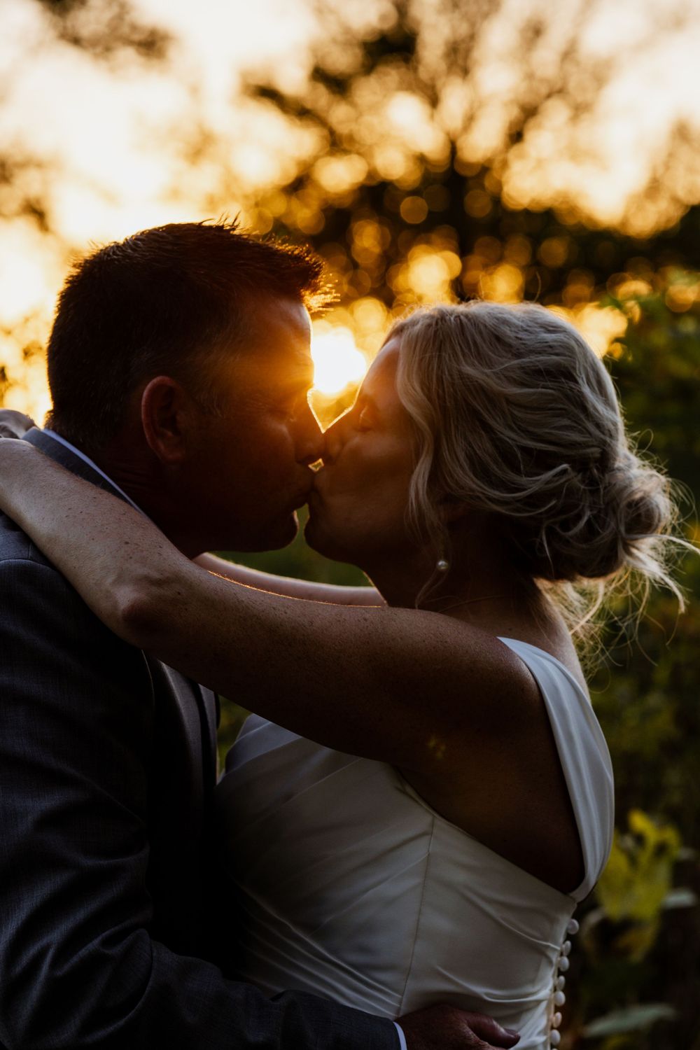Couple in sunset
