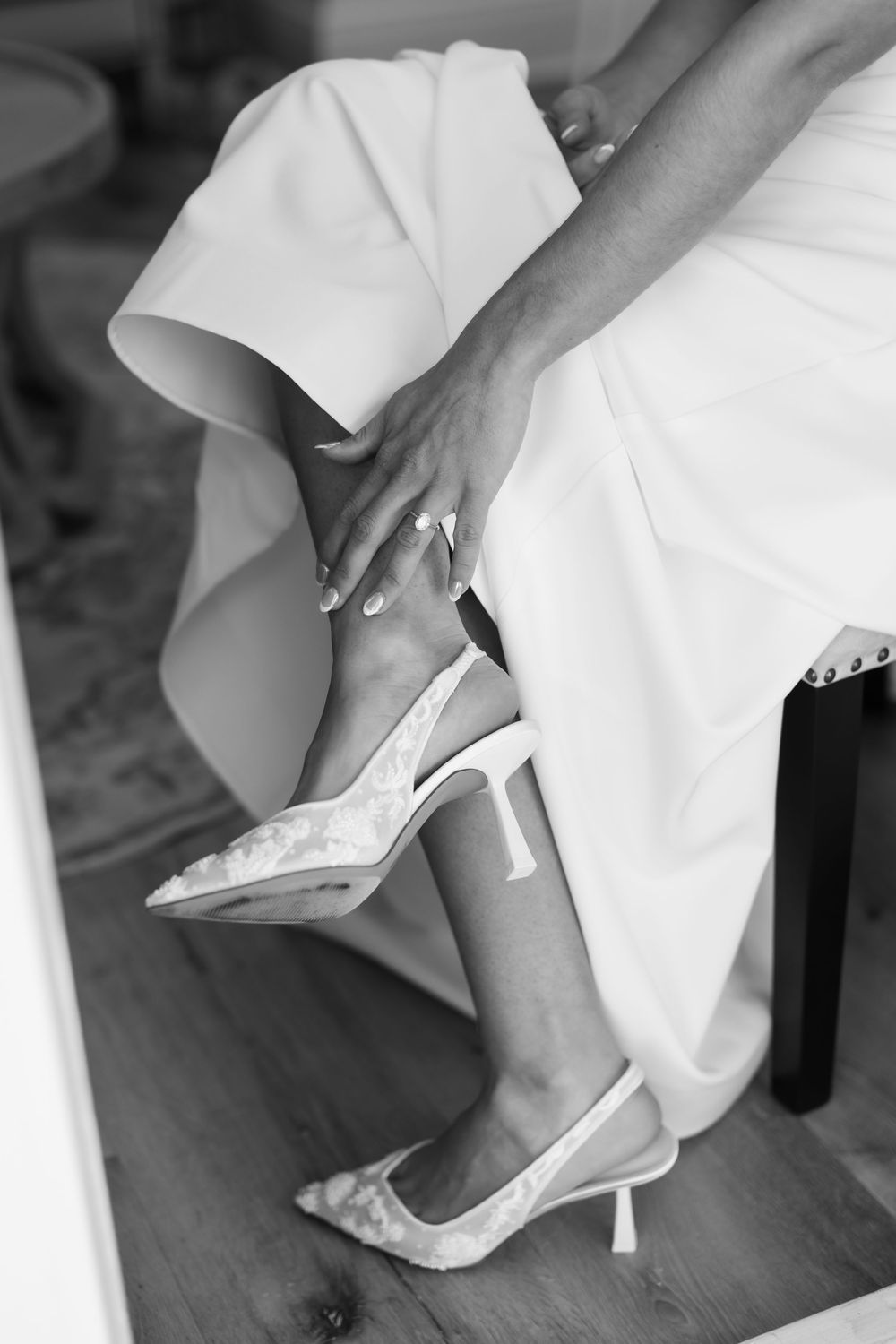 Jacksonville + St. Augustine Florida Wedding Photographer | The Grove Orange Park Bridal Portrait Black and White