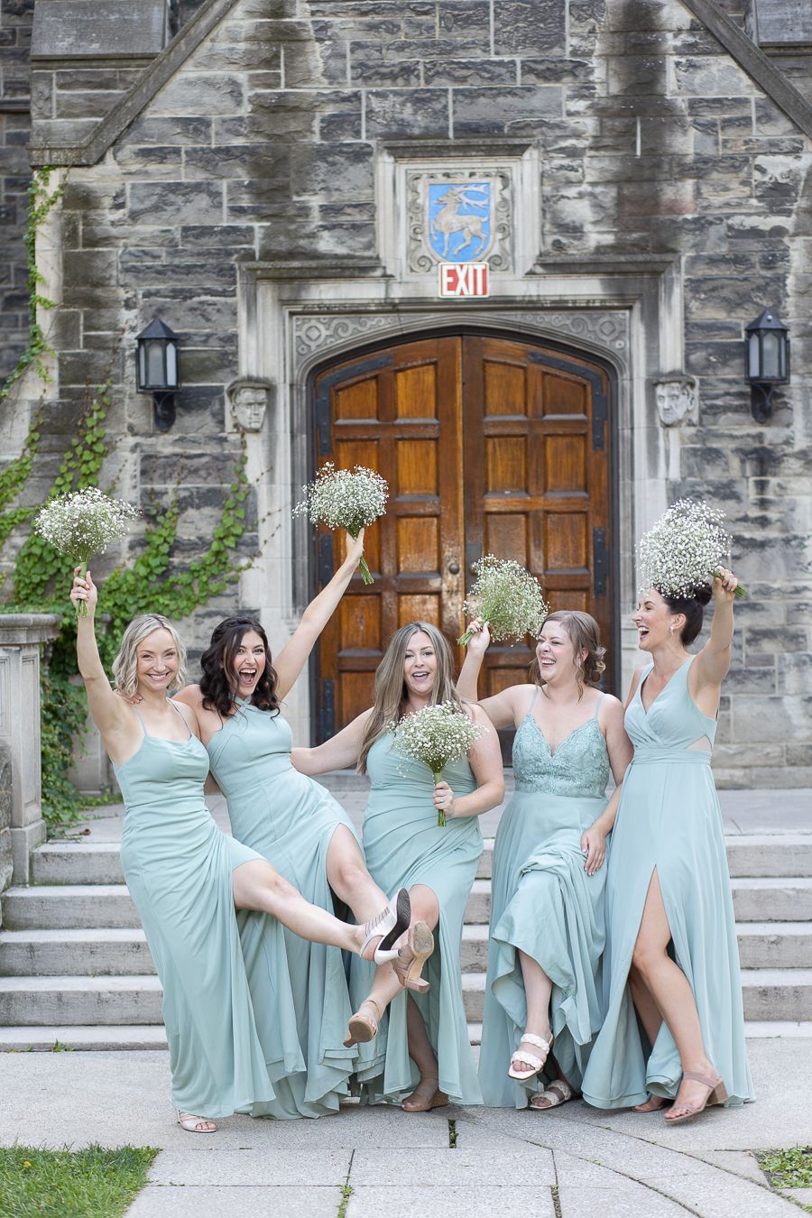 Bride's celebrating