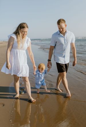 Lawrencetown Beach Family Sunset Session - Nova Scotia Photographer, Halifax Photographer