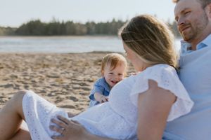 Lawrencetown Beach Family Sunset Session - Nova Scotia Photographer, Halifax Photographer