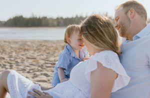 Lawrencetown Beach Family Sunset Session - Nova Scotia Photographer, Halifax Photographer