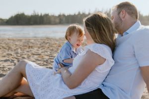 Lawrencetown Beach Family Sunset Session - Nova Scotia Photographer, Halifax Photographer