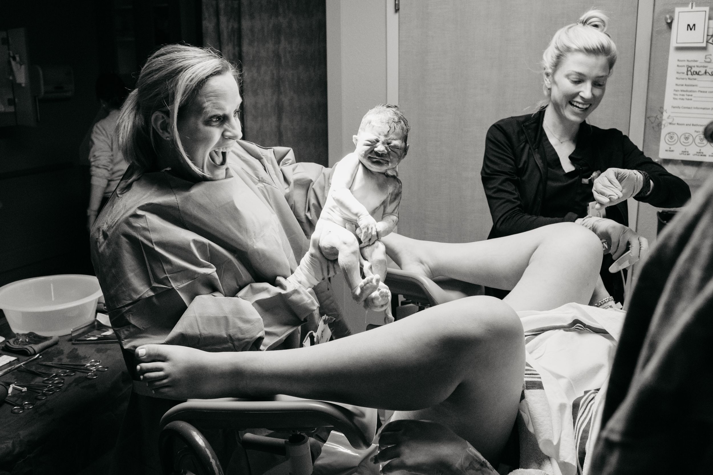 Oklahoma birth photography, hospital, newborn session, labor and delivery, motherhood