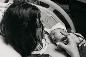 Oklahoma birth photography, hospital, newborn session, labor and delivery, motherhood