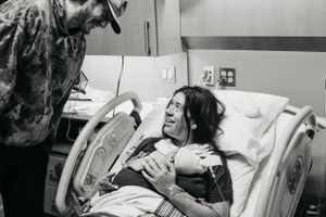 Oklahoma birth photography, hospital, newborn session, labor and delivery, motherhood
