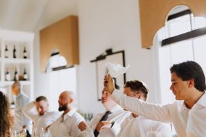 Informal wedding reception. Wedding photography by Samantha Bateman.
