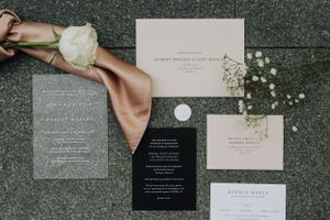 Wedding invitation suite. Wedding photography by Samantha Bateman.