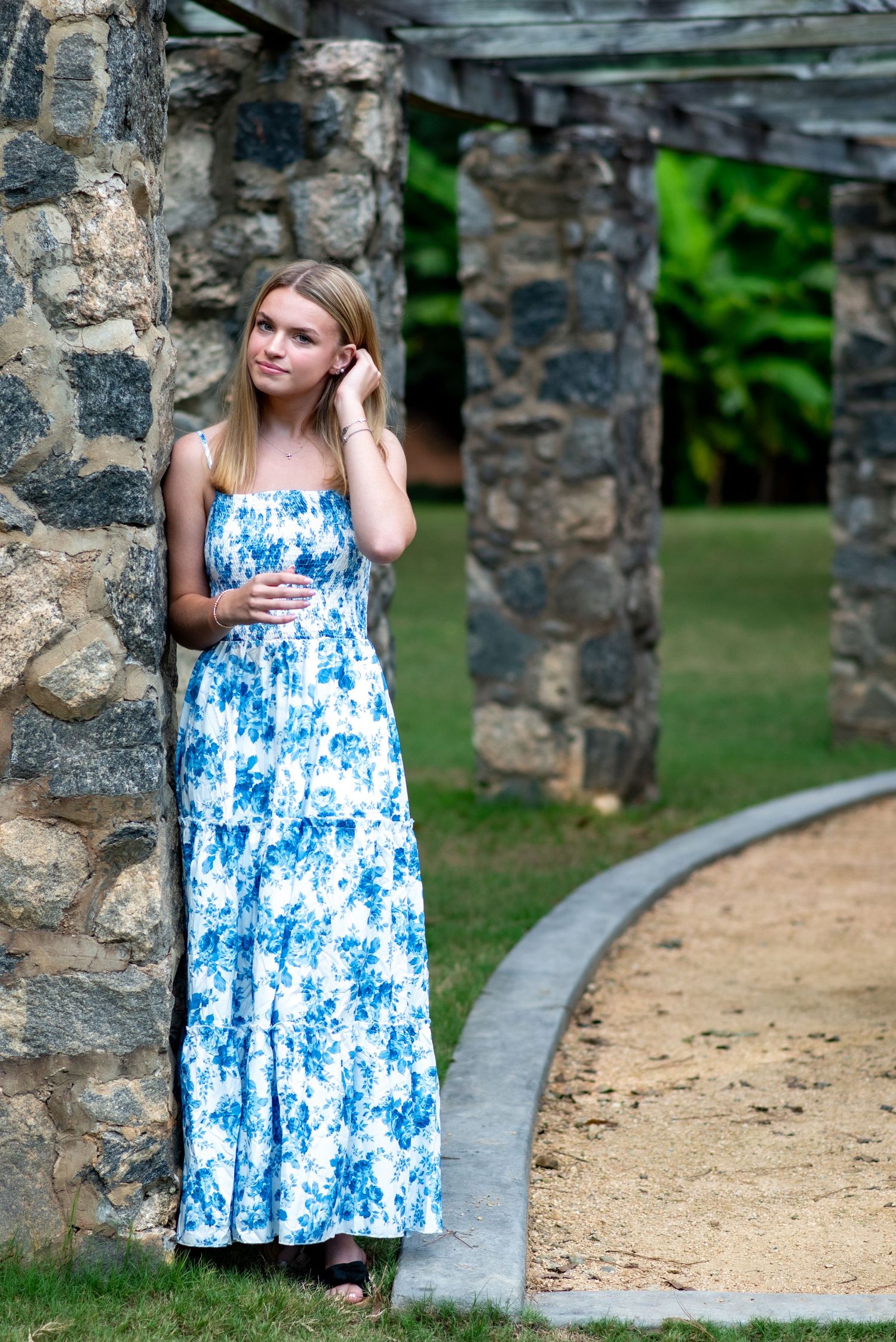 Raleigh Rose Garden highschool senior