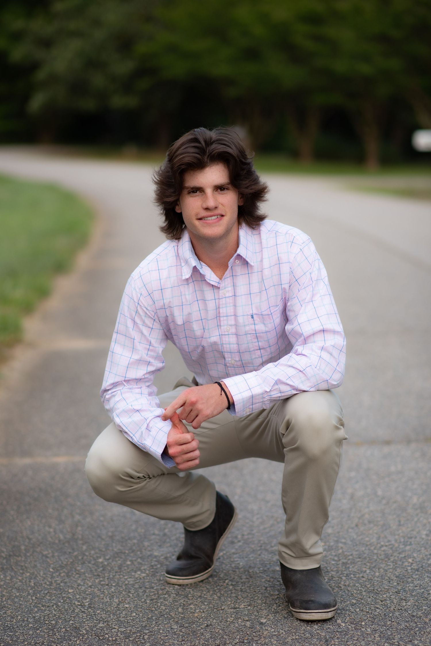 Male high school senior