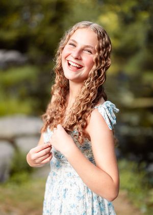 Braintree High School senior portraits at War Memorial Park in West Bridgewater MA