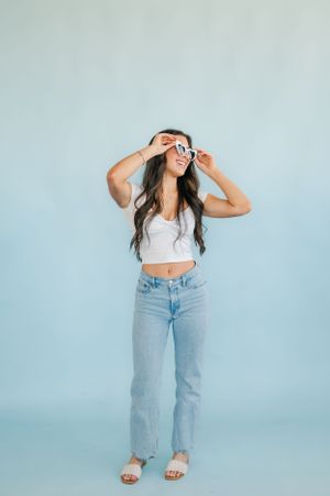 Senior photo studio session in Milwaukee Wisconsin