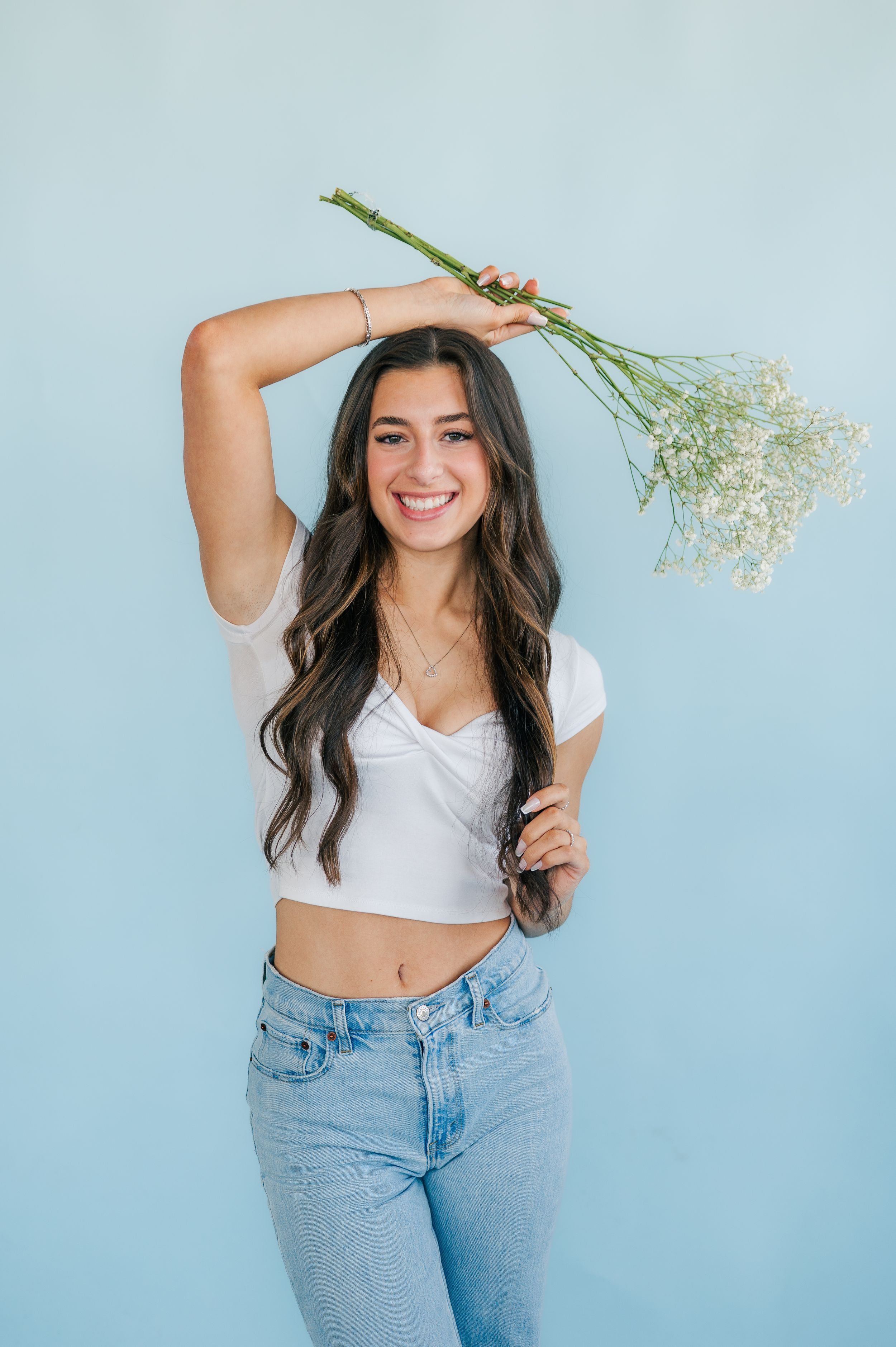 Senior photo studio session in Milwaukee Wisconsin