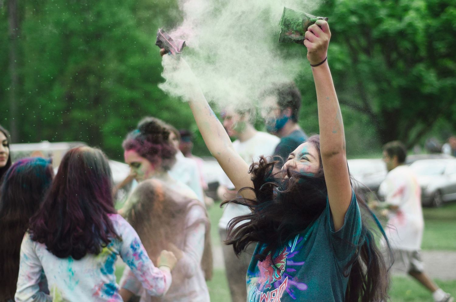Holi Event photography by Miami-based photographer Teá Mox.